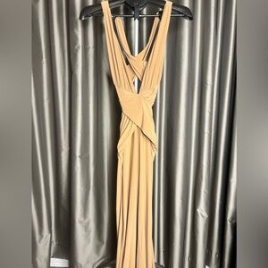 Deep V Neckline Mermaid Style Dress Size S